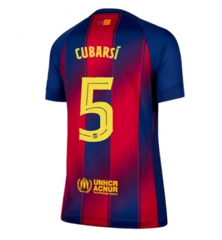 Barcelona Pau Cubarsi 5 Heimtrikot Damen 2025 26 Kurzarm.jpg